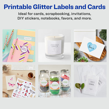 Avery Luxe Collection Glitter Stickers, 1